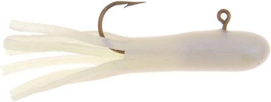 Berkley PowerBait Pre-Rigged Atomic Tubes Fishing Soft Bait- Pearl White- 3ct- 1/32oz
