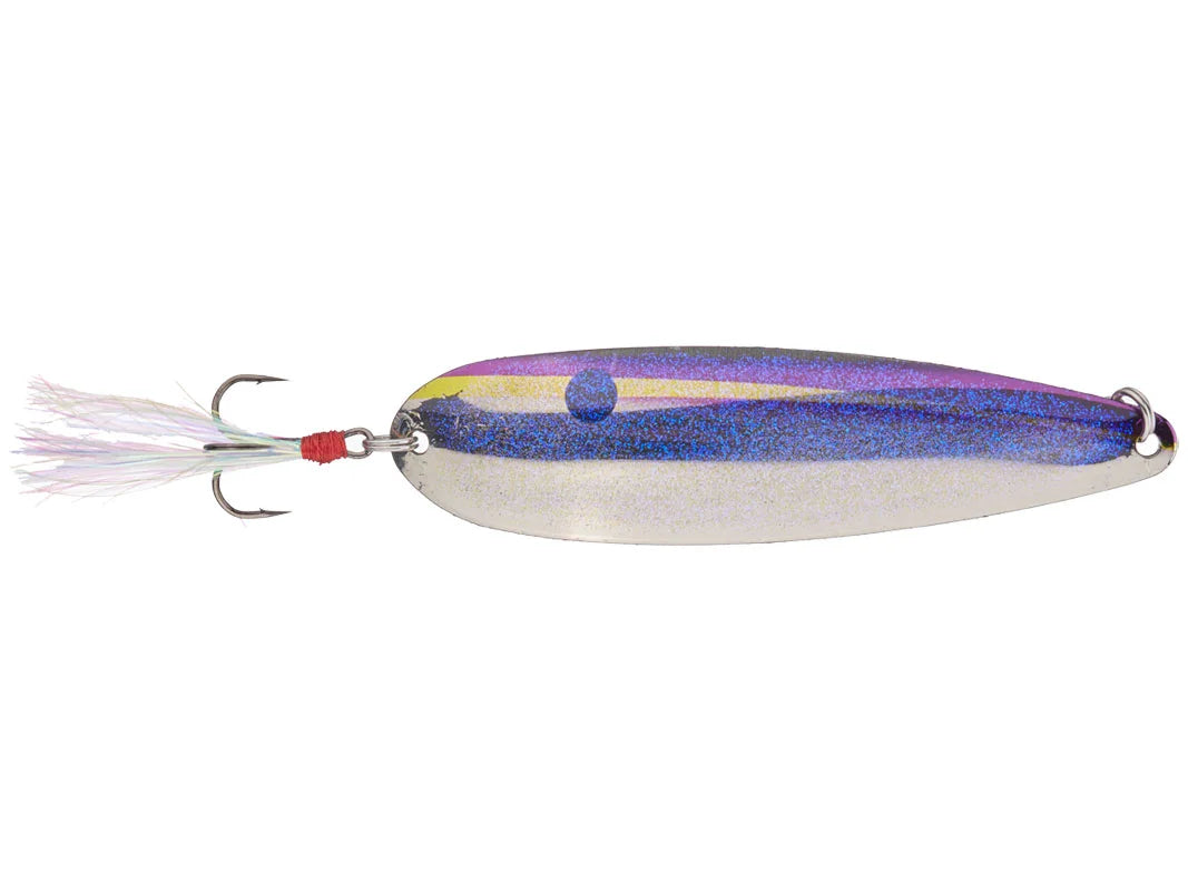 Nichols Lake Fork Flutter Spoon Purple Threadfin 1 1/8oz