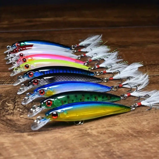 3D Realistic Minnow Fishing Lure Jerk Bait Various Colors