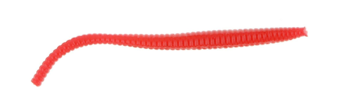 Berkley / PowerBait Power Floating Trout Worm- Fluorescent Red