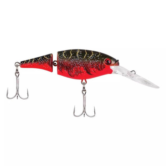 Berkley Flicker Shad Jointed 2in Red Tiger