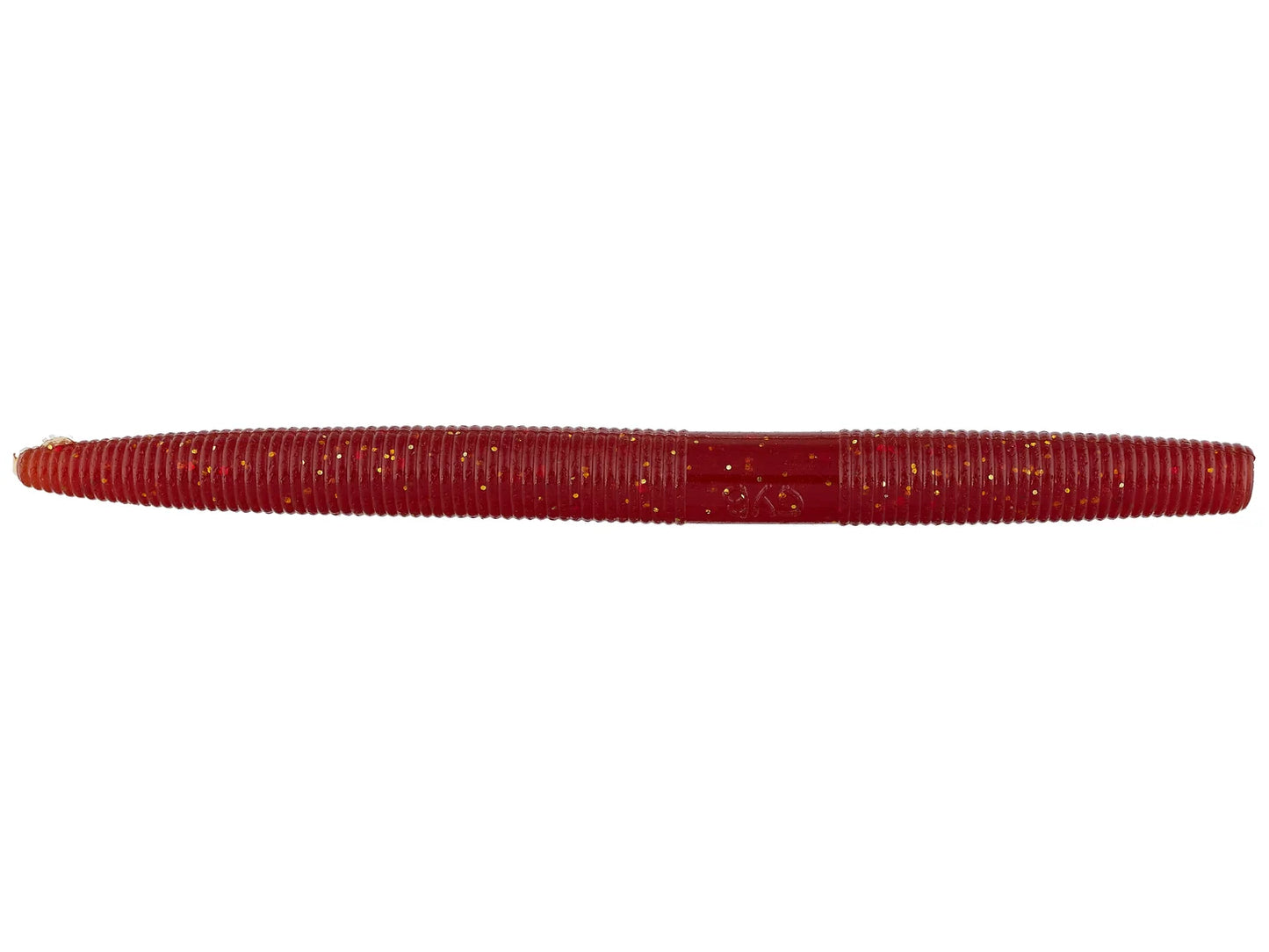 Yamamoto Senko 5" Rootbeer with Red and Gold Flake