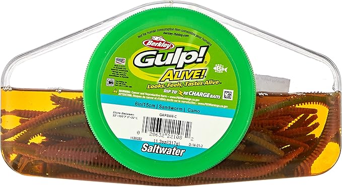 Berkley Gulp Saltwater-Sand Worms-6in