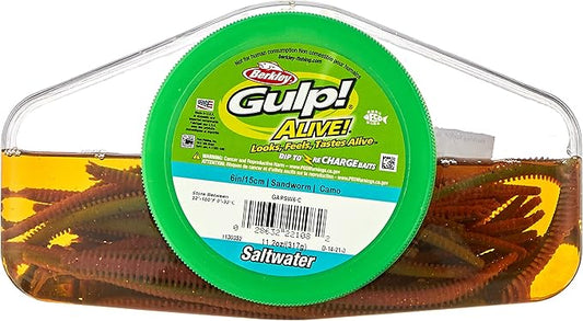 Berkley Gulp Saltwater-Sand Worms-6in