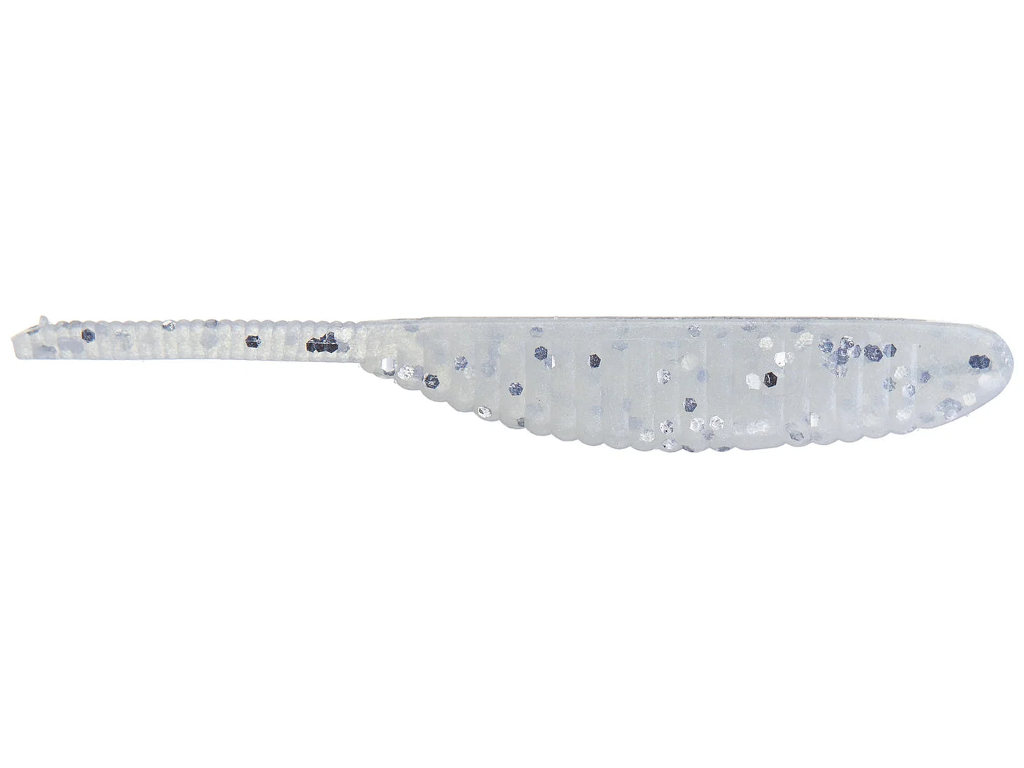 Yamamoto 3" Shad Shape Worm Blue Pearl Silver