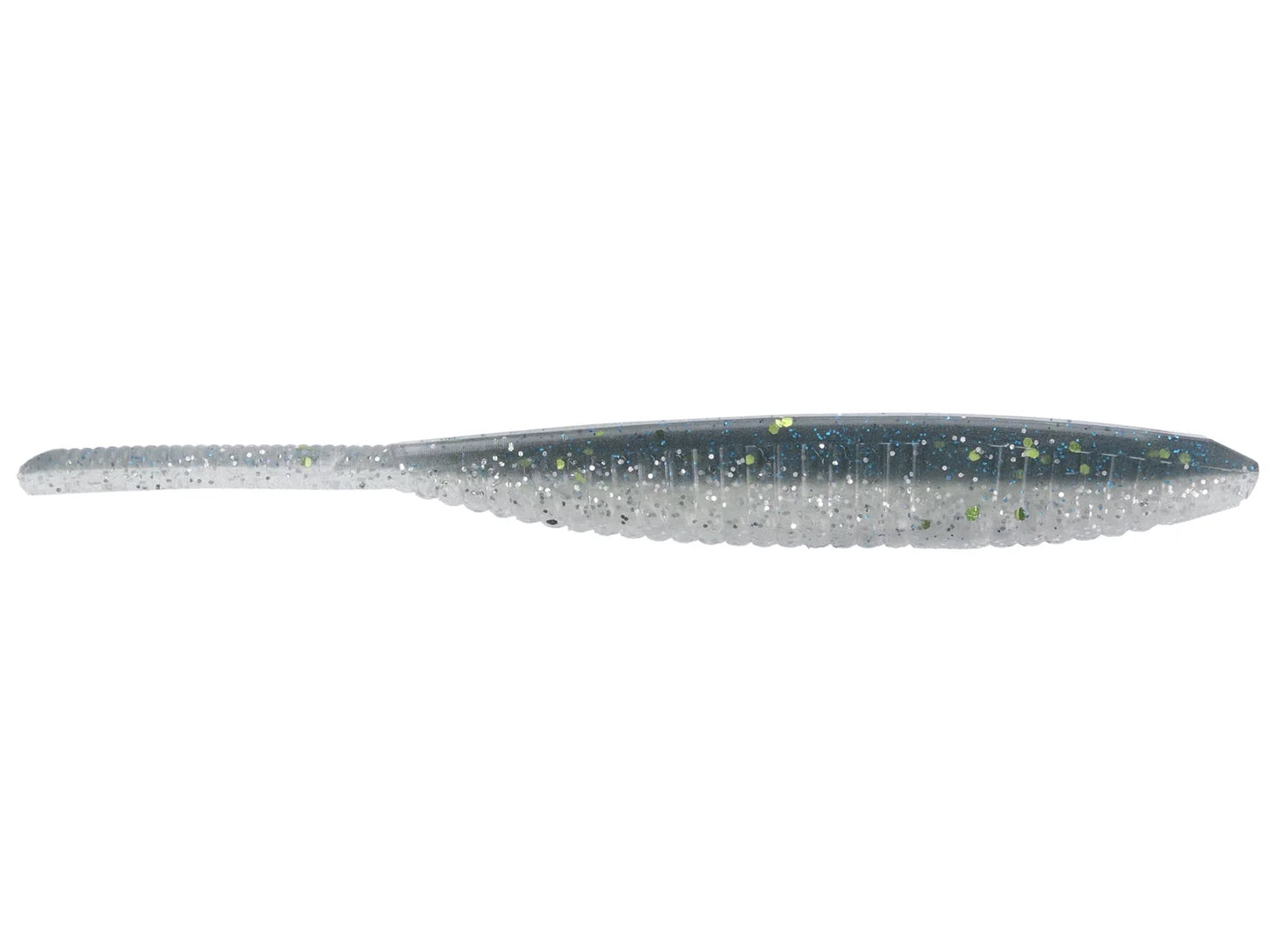 Yamamoto 3.75" Shad Shape Worm Green Gizzard
