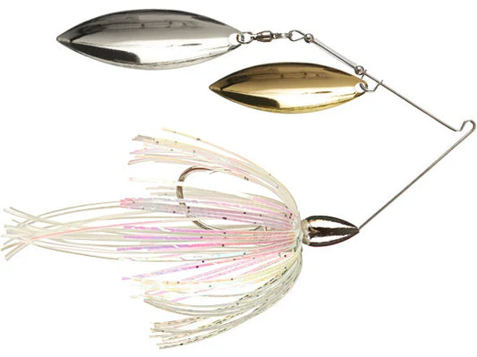 War Eagle Nickel Spinnerbait Double Willow Shiny Shad 3/8oz