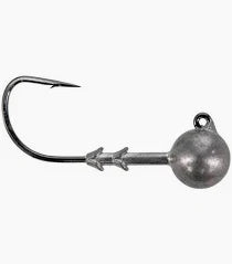 Buckeye G-Stroll Head, 1/4oz 3/0 Unpainted 3pk