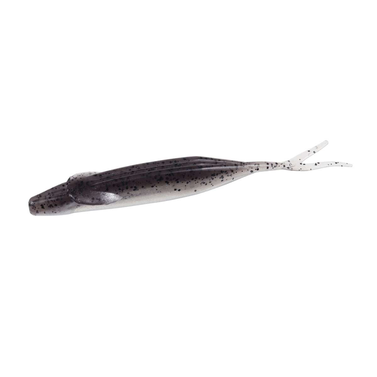 Zoom Winged Fluke 5'' Smoke Pepper Clear 6pk