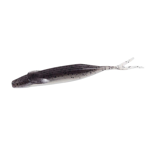 Zoom Winged Fluke 5'' Smoke Pepper Clear 6pk