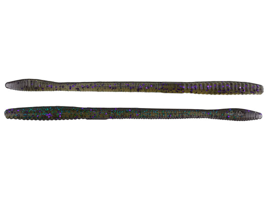 Xzone Lures Deception Worms 12pk 6" Sprayed Grass