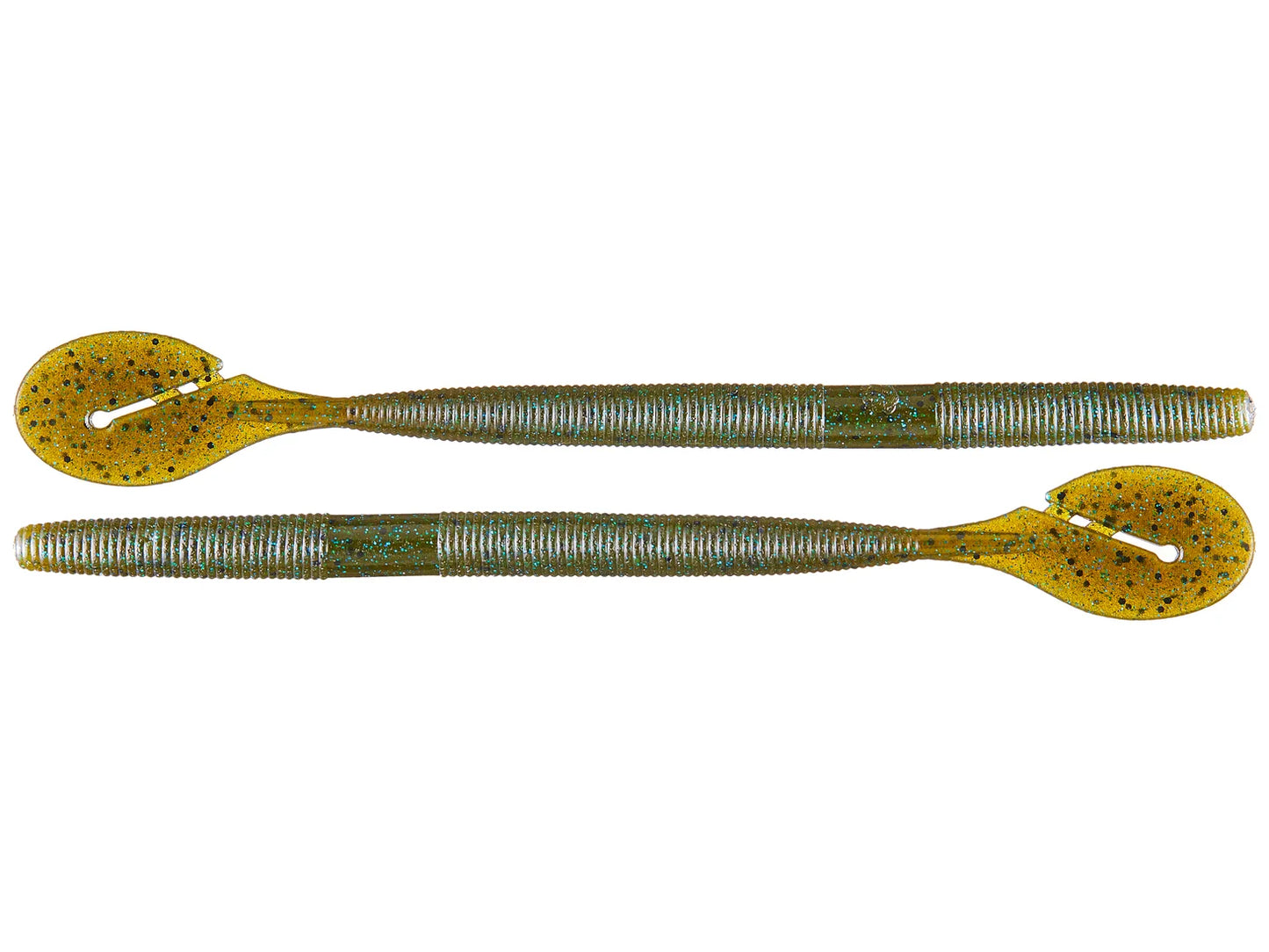 Yamamoto 7" Speed Senko Green Pumpkin Blue