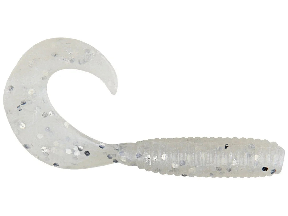 Yamamoto Single Tail Grubs 5" Blue Pearl /Silver