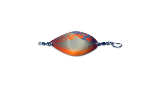 Crystal Basin Tackle Wild Thing Mini Dodger UV Orange Splat
