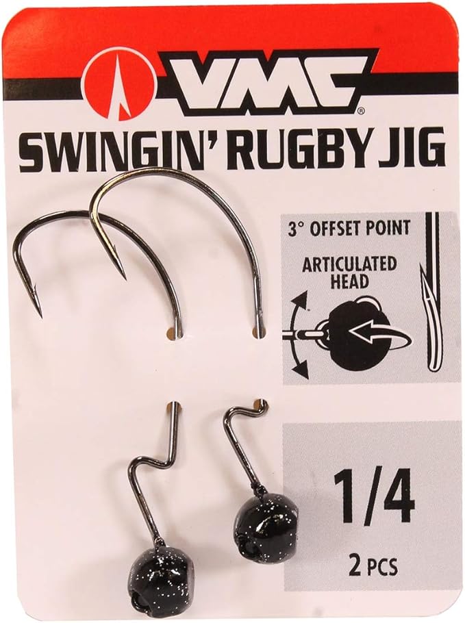 VMC Swingin Rugby Jig- 1/4, 2pcs