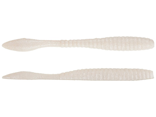 Berkley Powerbait Maxscent Flat Worm 4.25 Inch White Pearl