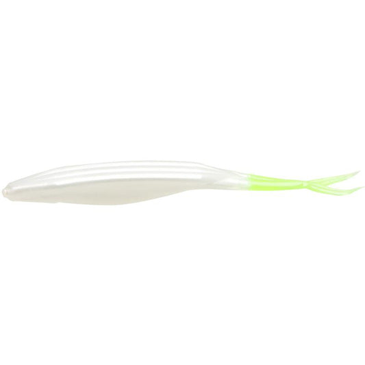 Zoom Salty Super Fluke White Pearl Chartreuse