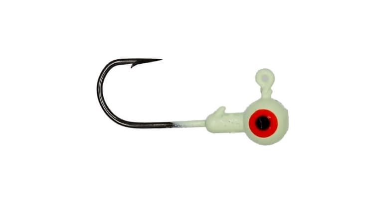 Anglers King Round Jigheads 1/16oz Glow