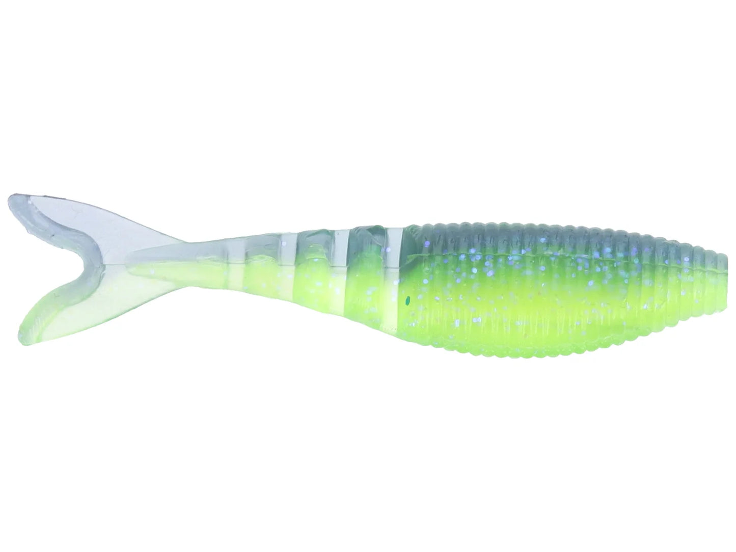 Yamamoto Zako Swimbait 3" Chartreuse Electric Blue